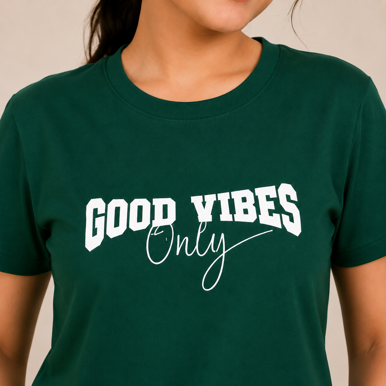 Good Vibes Girl Women's Soft Knit Night Set